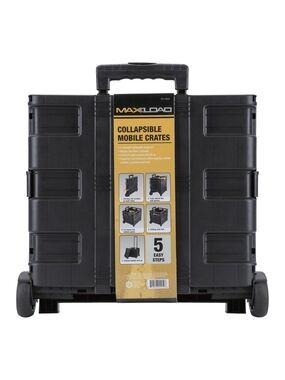 New MaxxLoad Collapsible Mobile Crate - Black & Yellow